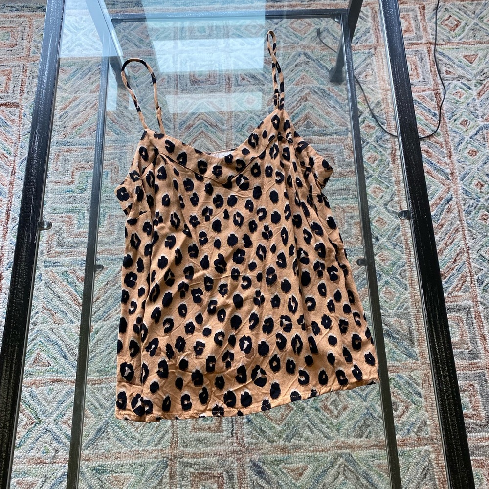 Leopard Print A New Day Tank Top